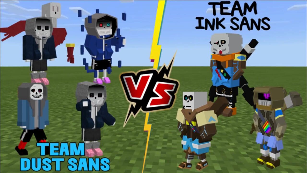 我的世界inksans大战尘埃sans家族第三阶段大佬压轴出场