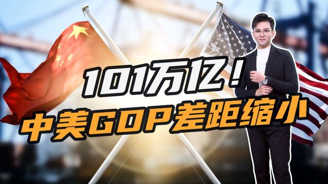 超101万亿!中国GDP20年翻了10倍,2025年有望赶超美国?