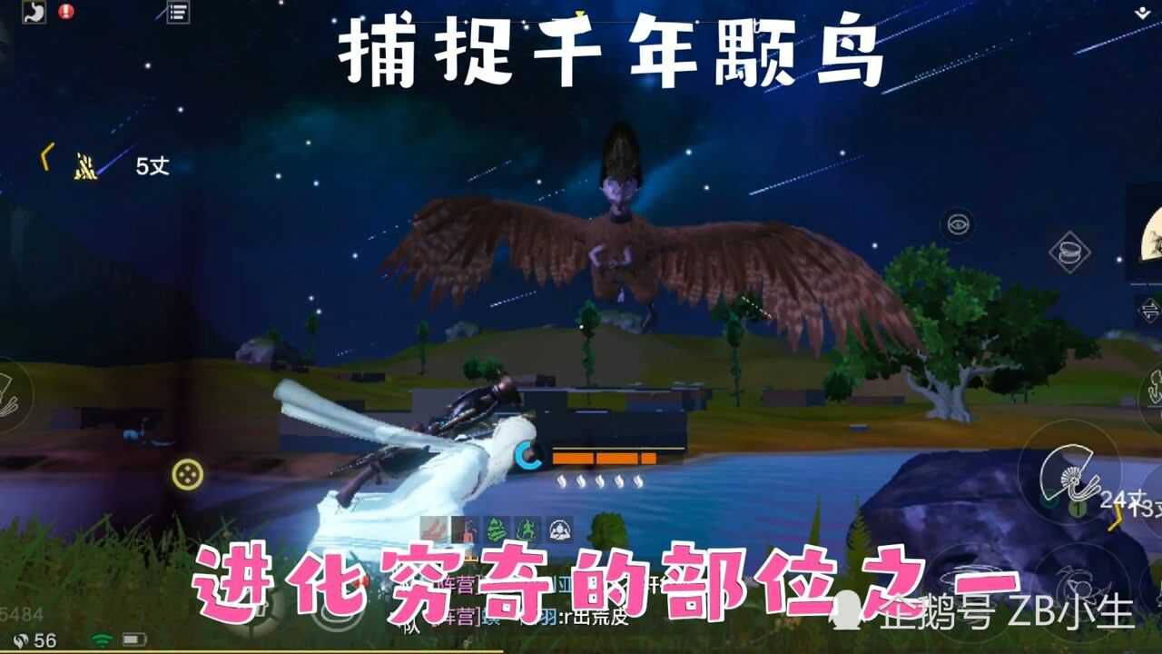 zb小生妄想山海捕捉千年颙鸟进化穷奇的必备材料之一