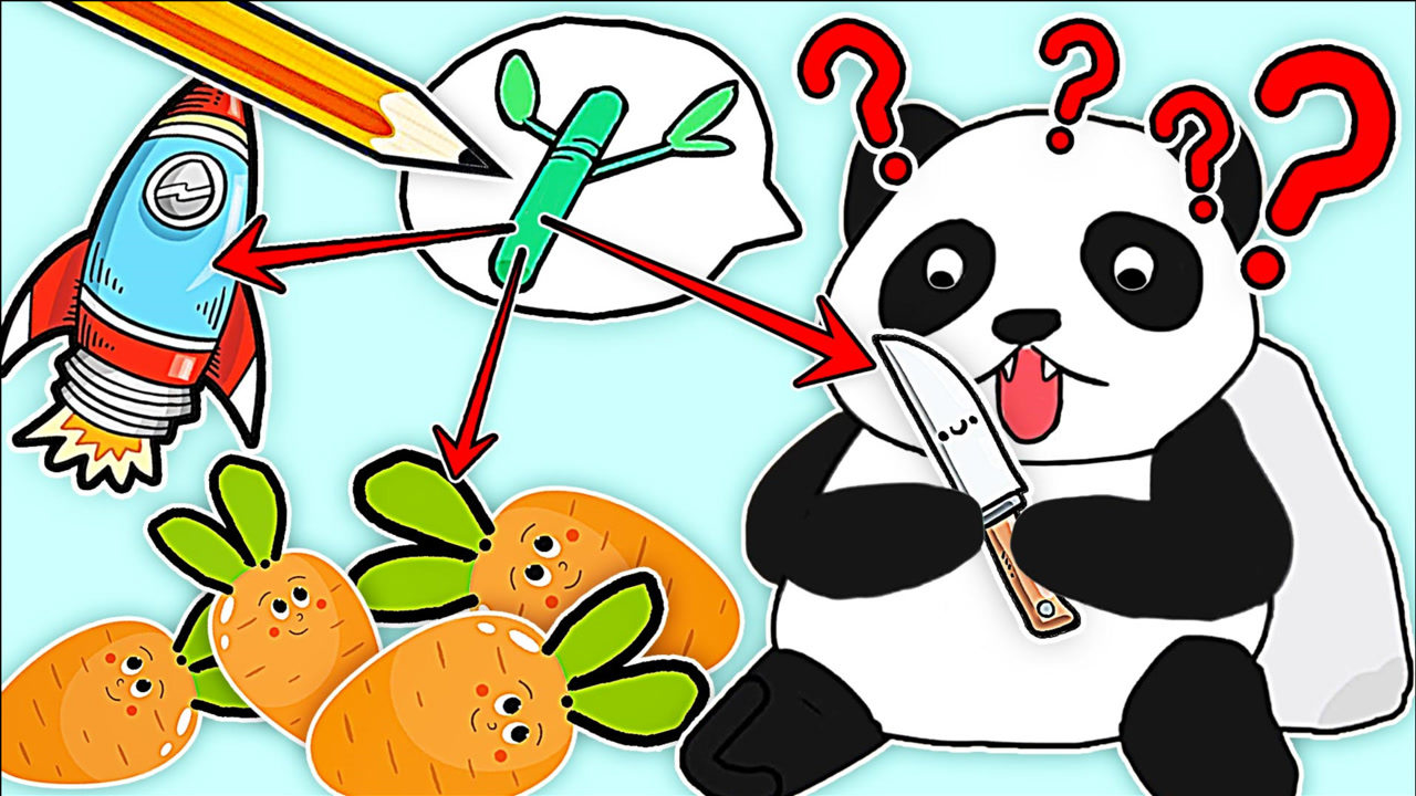 我画的贼好 鳄鱼的手断了,我用笔一画又重新长出来了 阿波兔解说