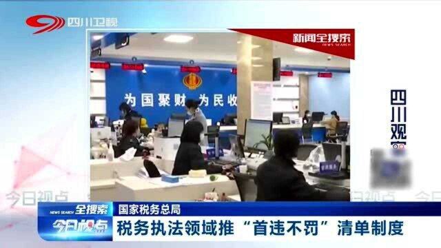 市民注意了!2月2号起,税务部执行“首违不罚”制度了!