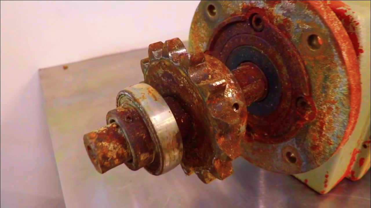 减速电机内部长啥样拆开一台翻新研究一下