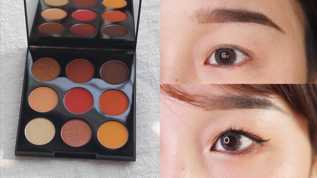 MORPHE9色眼影盘试色分享和眼妆教程