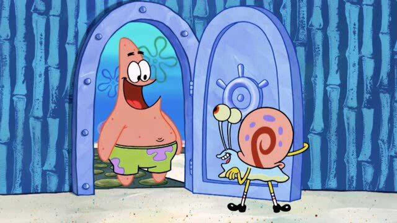 海绵宝宝帮小蜗安上四肢!悠然自得!派大星:所以爱会消失是吗?