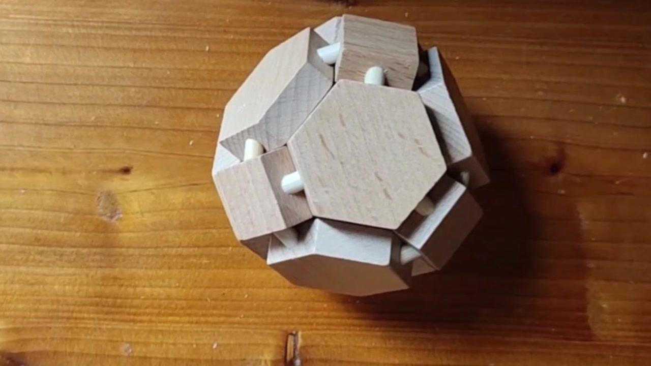 鲁班锁教程:双面球 八面玲珑