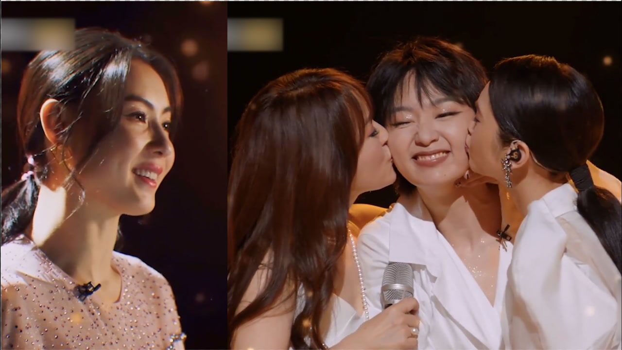 好基情!周笔畅浪姐舞台被亲吻,杨丞琳曝排练时亲不下去