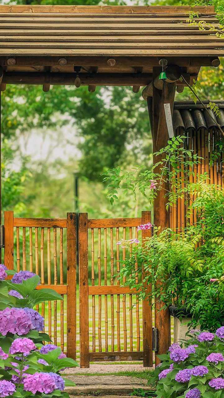 愿你我暮年有个小院开门见绿水青山推窗闻鸟语花香隐居于山水田园间