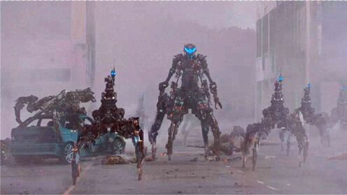 战斗机器人升级进化，竟找人类军队当陪练，一部细思极恐的科幻片