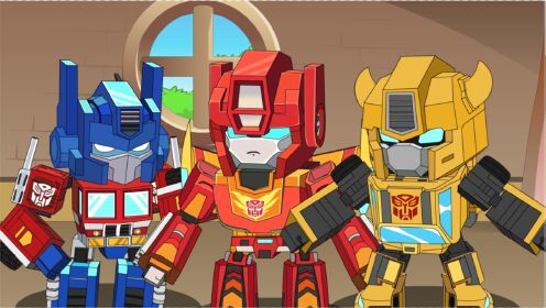 迷你变形金刚迷你世界变形金刚动画擎天柱带领大家去找修复红蜘蛛的