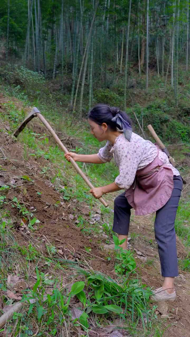 勤劳善良的农村女人,干活干净利落_腾讯视频