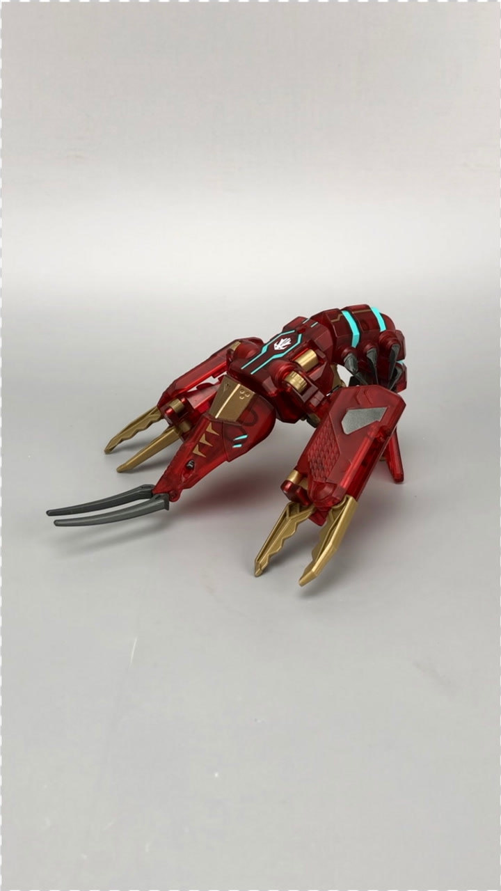 52toys猛兽匣系列bb11小龙虾三叉戟含变形流程