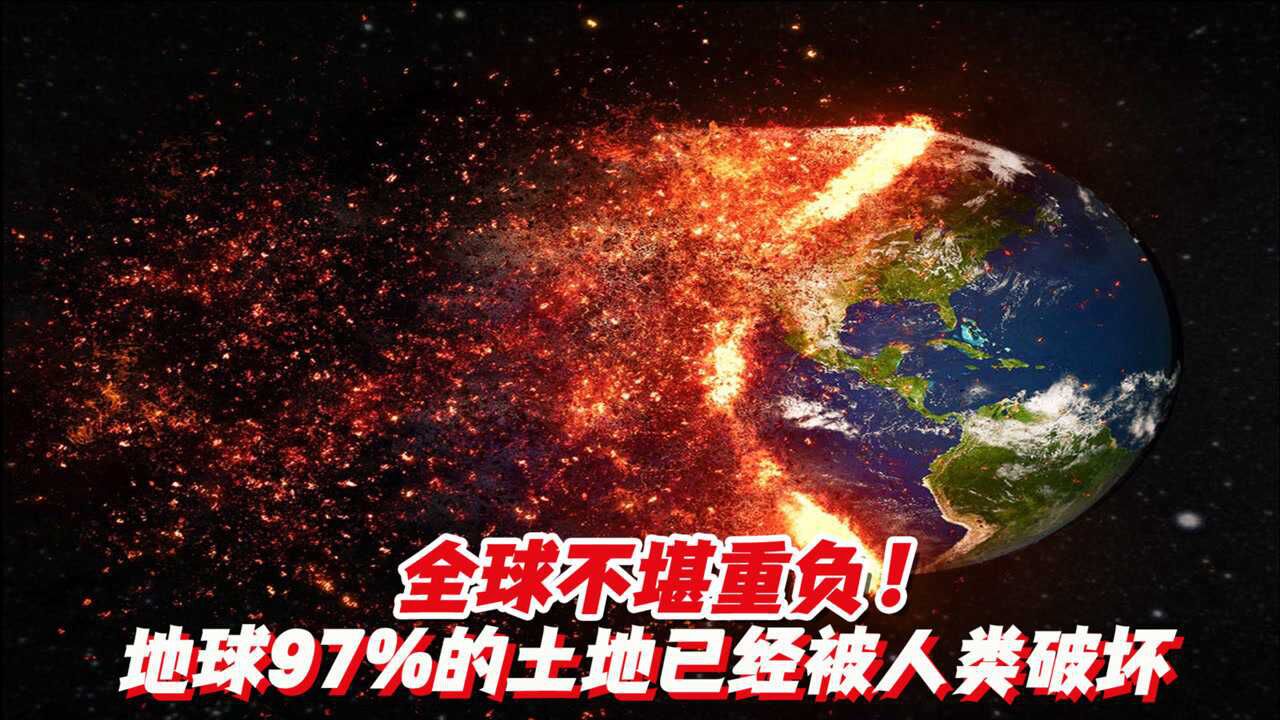 全球不堪重负英媒地球97的土地已经被人类破坏