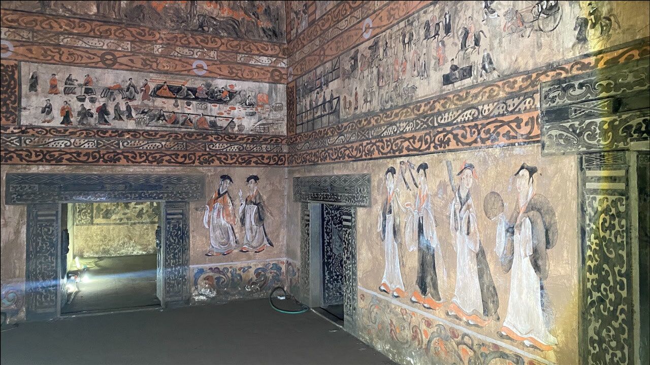 实拍打虎亭汉墓佐证了2000年中国已经发明了豆腐太厉害了