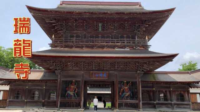 日本富山县高冈山国宝级建筑瑞龙寺