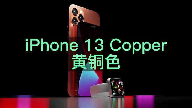 iPhone 13 Copper 黄铜色,粉色我就不要了,9月换机就要这iphone13黄铜色