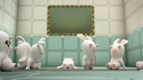 疯狂的兔子：嘿呀！白兔子换成蓝兔子，意外的还挺好看的