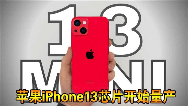 苹果iPhone13芯片开始量产,低价iPhoneSE3曝光