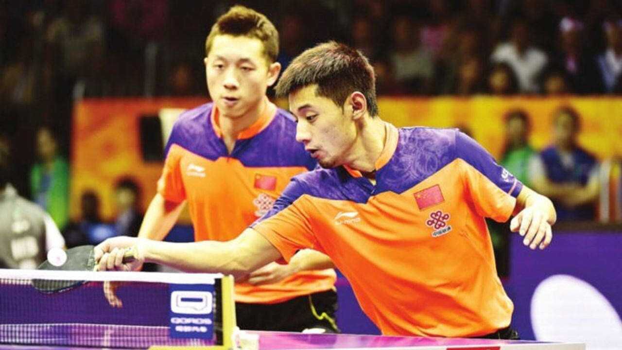 15年苏州世乒赛男双半决赛——许昕张继科vs李尚洙徐贤德,台内挑打