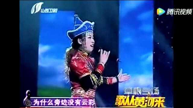 美女一个人反串完成男女声对唱《敖包相会》惊艳了全场