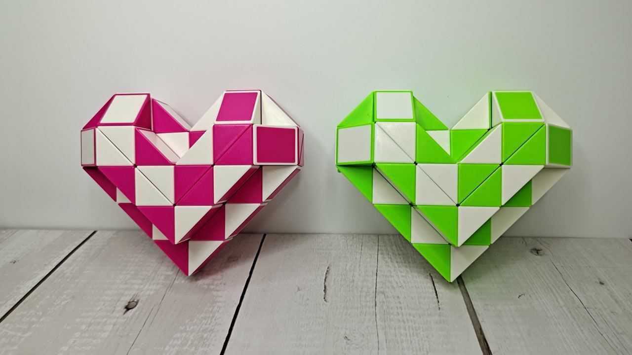 60段魔尺教程变爱心入门教程简单易学慢动作教会你