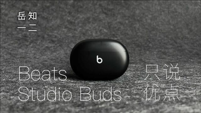 「阿岳只说优点」Beats Studio Buds上手,安卓版AirPods Pro?格局小了!