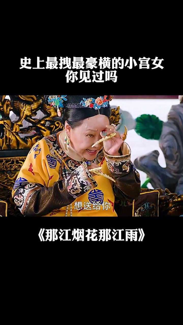 史上最拽最豪横的小宫女你见过吗那江烟花那江雨电影解说