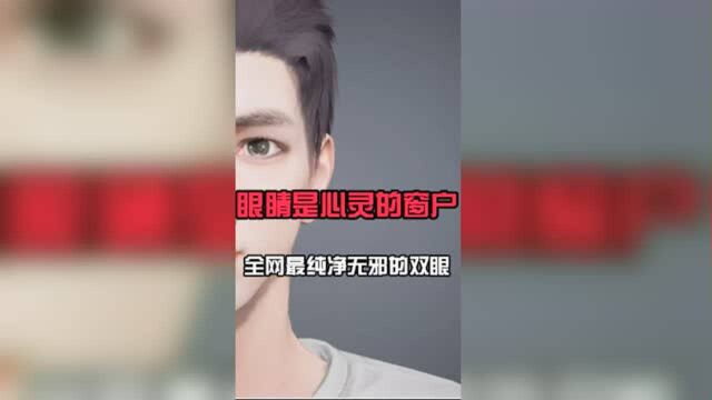 眼睛是心灵的窗户,全网最纯净无邪的眼睛.