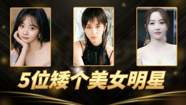 5位矮个女明星,个个都是美女,谭松韵第五,谁勇夺第一?