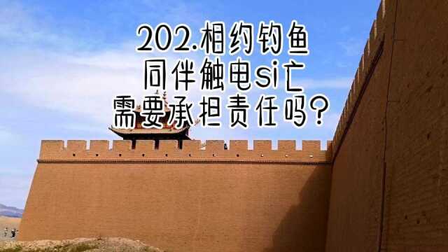 201.相约钓鱼同伴触电死亡需要承担赔偿责任吗?