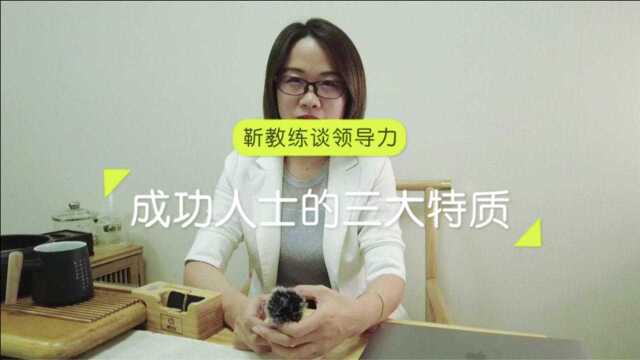 成功人士三大特质:目标导向,积极的态度,自我激励