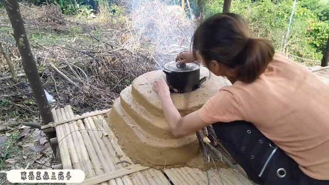 二丫用叶子制作美味食物,让你健康美味,一键制作,快来看看吧!