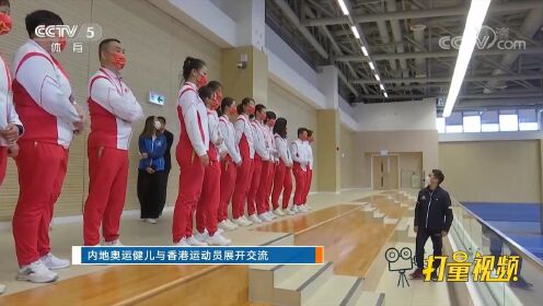 内地奥运健儿与香港运动员展开交流