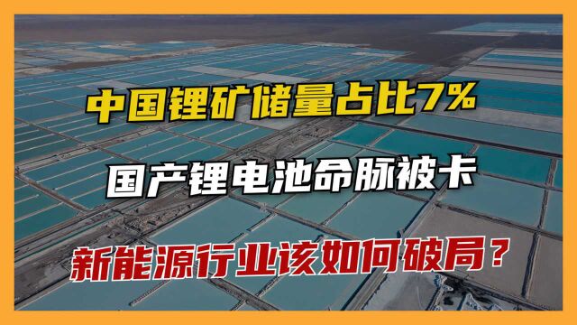 卡住国产电池命门的锂资源,一吨价格超20万,中国储量仅占全球7%