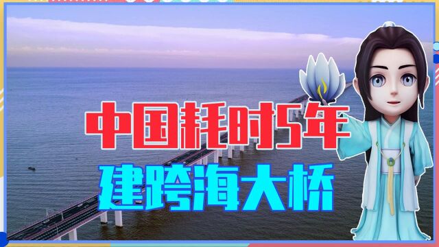 全长36千米,中国耗时5年建跨海大桥,6大创新令西方称赞不已