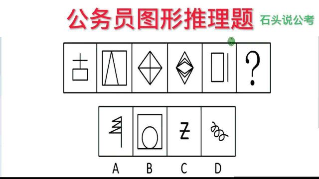 公考题:经典公考图推真题,综合考虑,解题思路供参考和借鉴