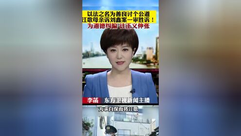 以法之名为善良讨个公道 江歌母亲诉刘鑫案一审胜诉