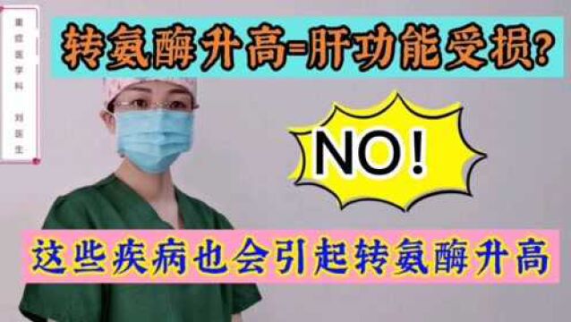 转氨酶升高一定是肝功能受损吗?这些疾病也会导致转氨酶升高