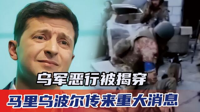 德媒爆出猛料,乌军恶行被揭穿,马里乌波尔传来重大消息