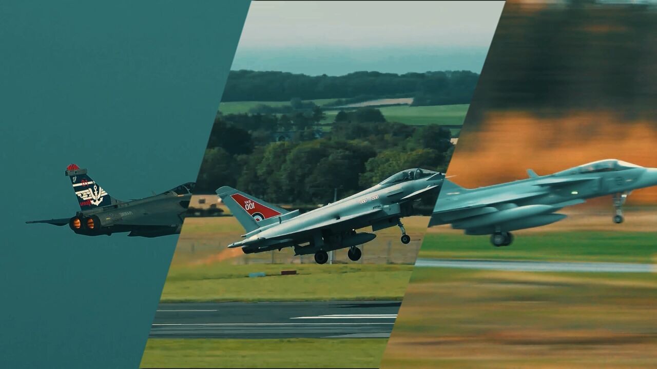 4k欧洲三雄:"台风""阵风""鹰狮"