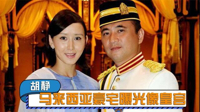 胡静富豪老公多有钱?马来西亚豪宅曝光像皇宫,家中豪车停一排!