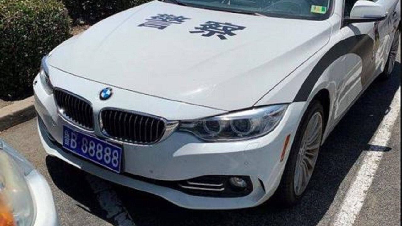 美国街头出现一辆"中国警车",车牌鲁b88888,警察慌了:啥情况