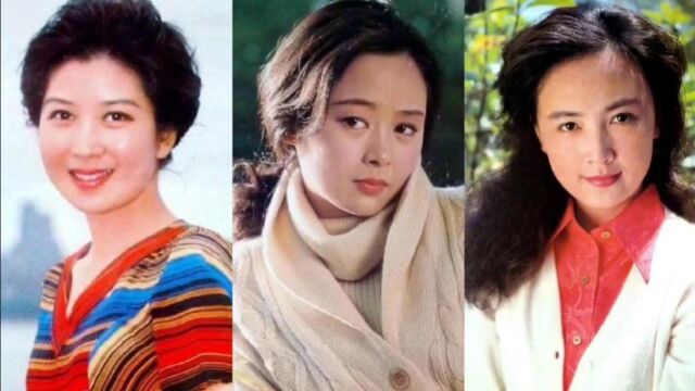 80年代上影厂的三大美人,吴海燕如玫瑰,张瑜似水仙,赵静像幽兰