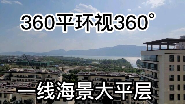 环湖路金科江湖海一线观滇大平层,两梯一户,一层一户360平