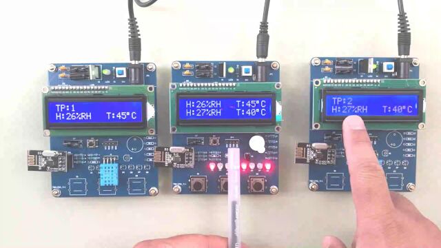 【项目实训】基于nrf24L01的多点温湿度采集系统设计