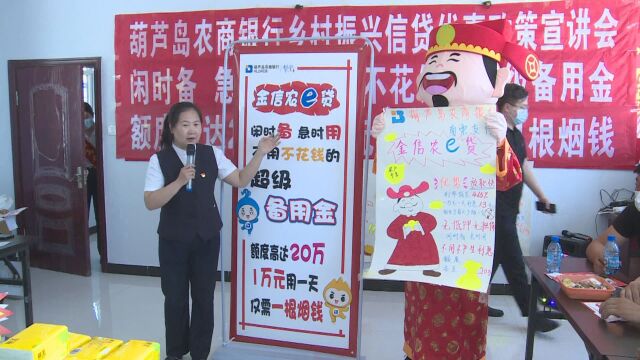 南票微视频葫芦岛农商银行“深耕三农、普惠金融”乡村振兴信贷优惠政策宣讲座谈会走进黄土坎村