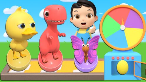 益智知识益智宝贝奇趣彩蛋孵化器认识动物早教动画