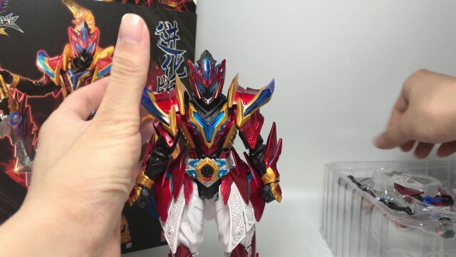 铠甲勇士玩具系列:猎铠马帅 进化版 超帅火焰特效件!