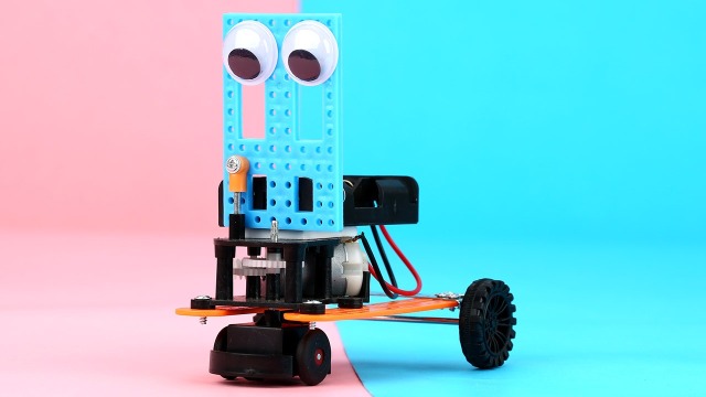 科学小实验 避障机器人