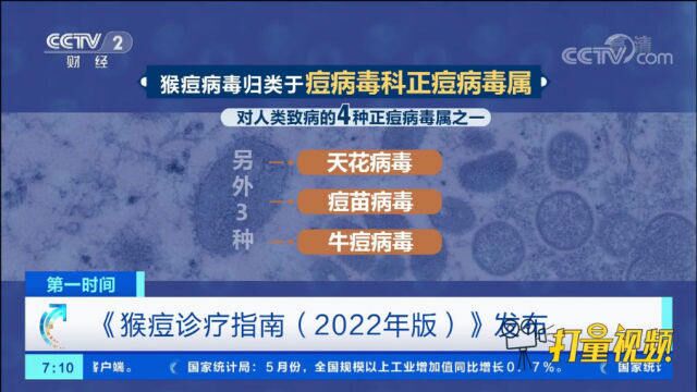 两部委发布《猴痘诊疗指南(2022年版)》