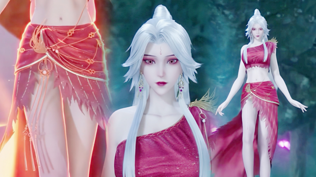 羽焰女神太美了,聂离眼睛都看呆了,这就是成熟女人的魅力!